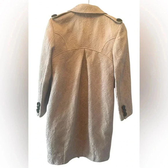 - Max Mara jacquard empire waist doubled breasted coat - Picture 13 of 14